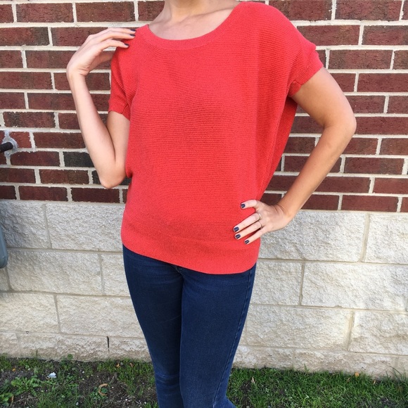 Express burnt orange dolman top - Picture 2 of 4